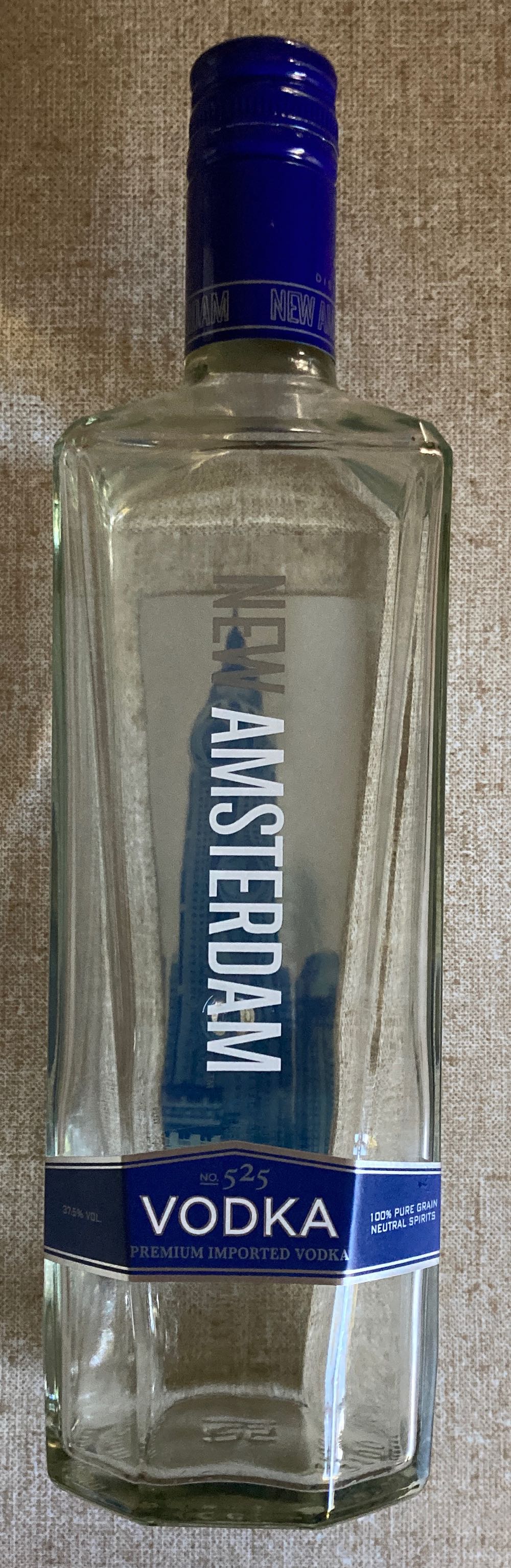 No. 525 Vodka - New Amsterdam Spirits Company (700 mL) alcohol collectible [Barcode 085000022160] - Main Image 1