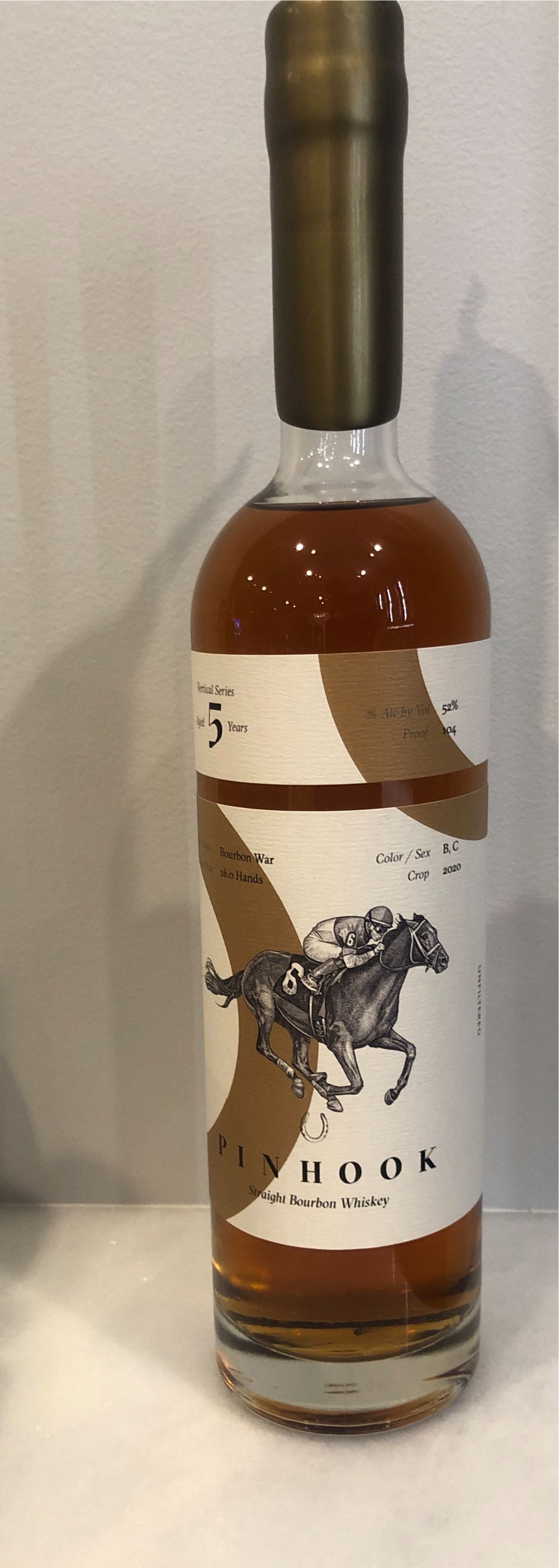 Pinhook Bourbon War 5 Year Review  alcohol collectible [Barcode 860003268612] - Main Image 1