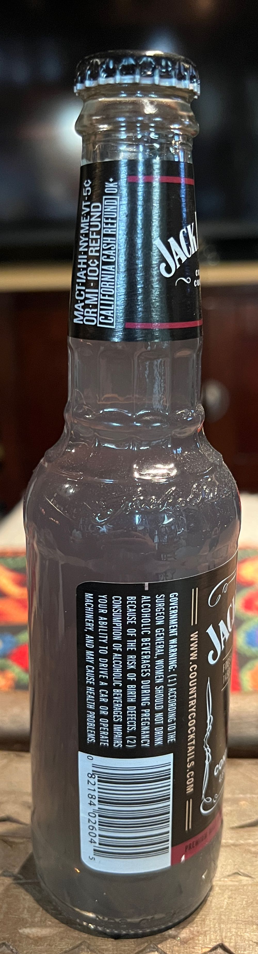 Wildberry Jack - Jack Daniel’s Beverage Co. (10 FL OZ) alcohol collectible [Barcode 082184026045] - Main Image 2