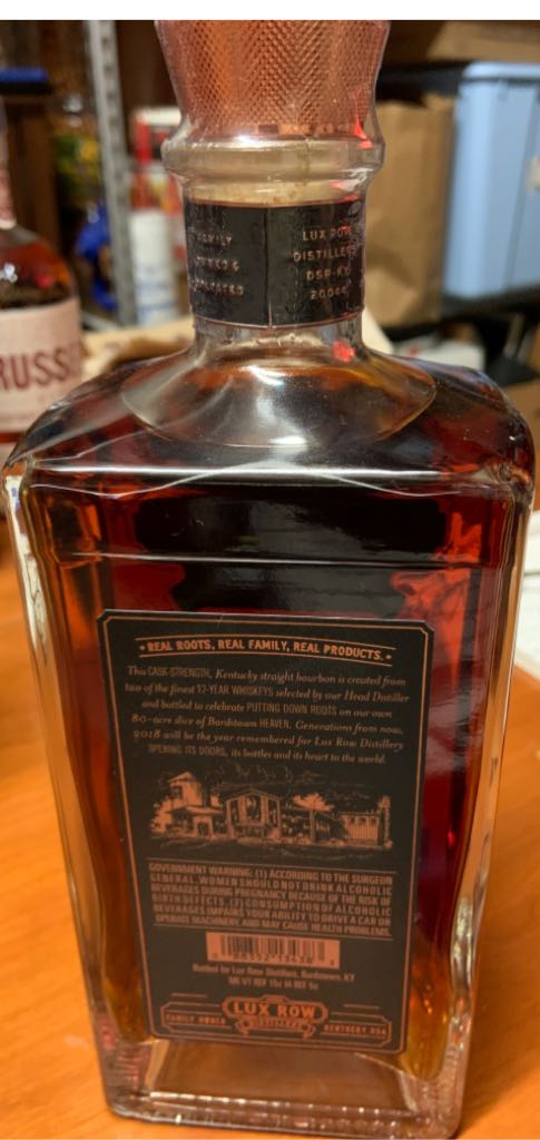 Lux Row 12 yr Double Barrel - Lux Row Distillers (750mL) alcohol collectible [Barcode 088352134383] - Main Image 2