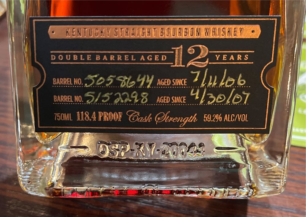 Lux Row 12 yr Double Barrel - Lux Row Distillers (750mL) alcohol collectible [Barcode 088352134383] - Main Image 3