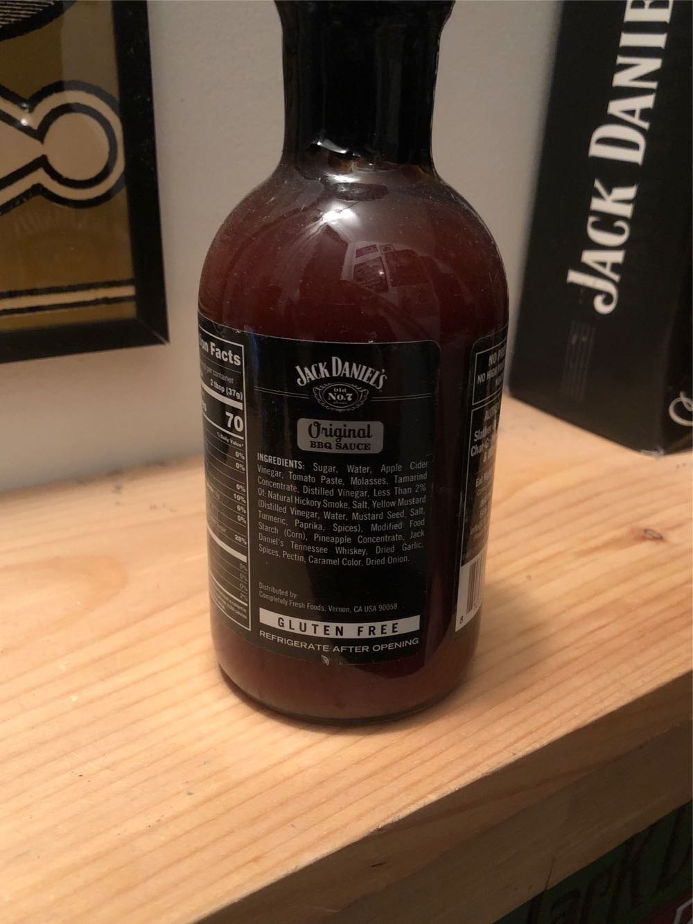 BBQ Sauce - Original - Completely Fresh Foods (19.5 FL OZ) alcohol collectible [Barcode 810020930375] - Main Image 2