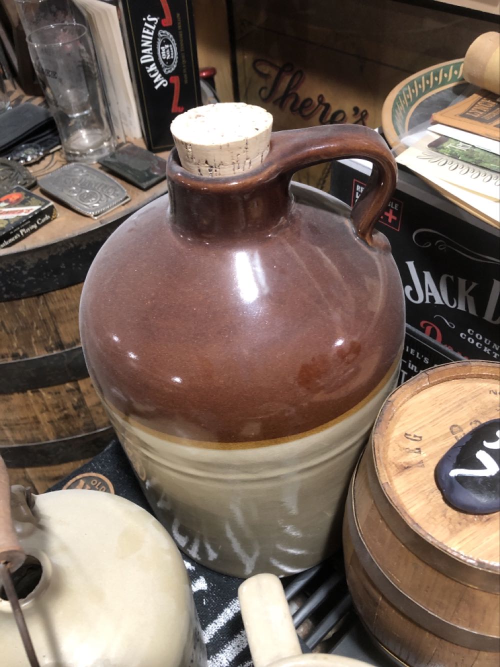 STONEWARE: Jack Daniels Jug  alcohol collectible - Main Image 2