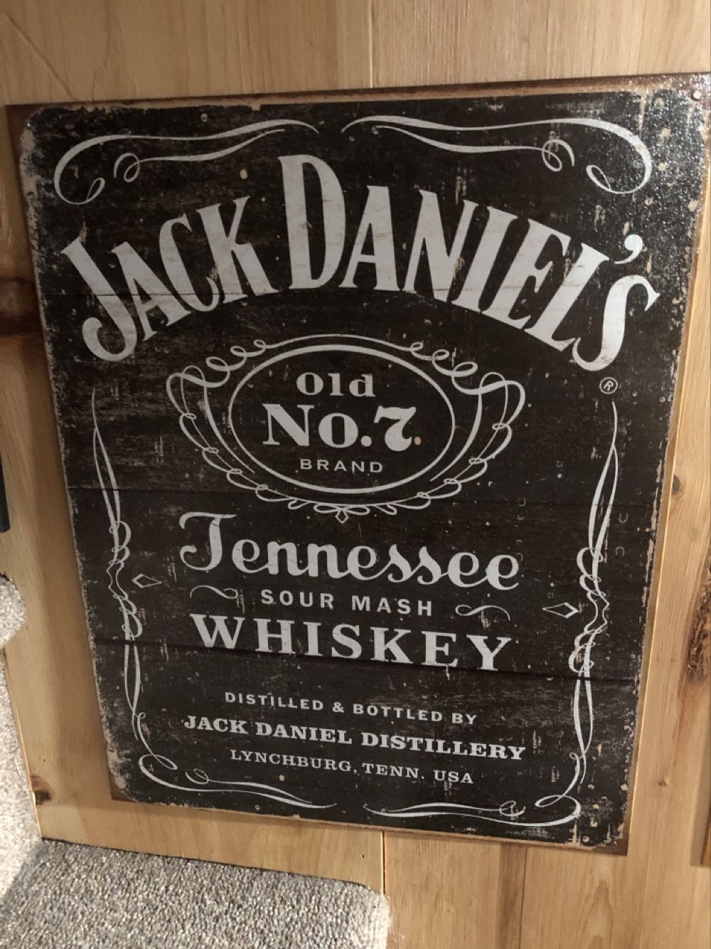 TIN : Jack Daniels Black Label Tin  alcohol collectible - Main Image 1