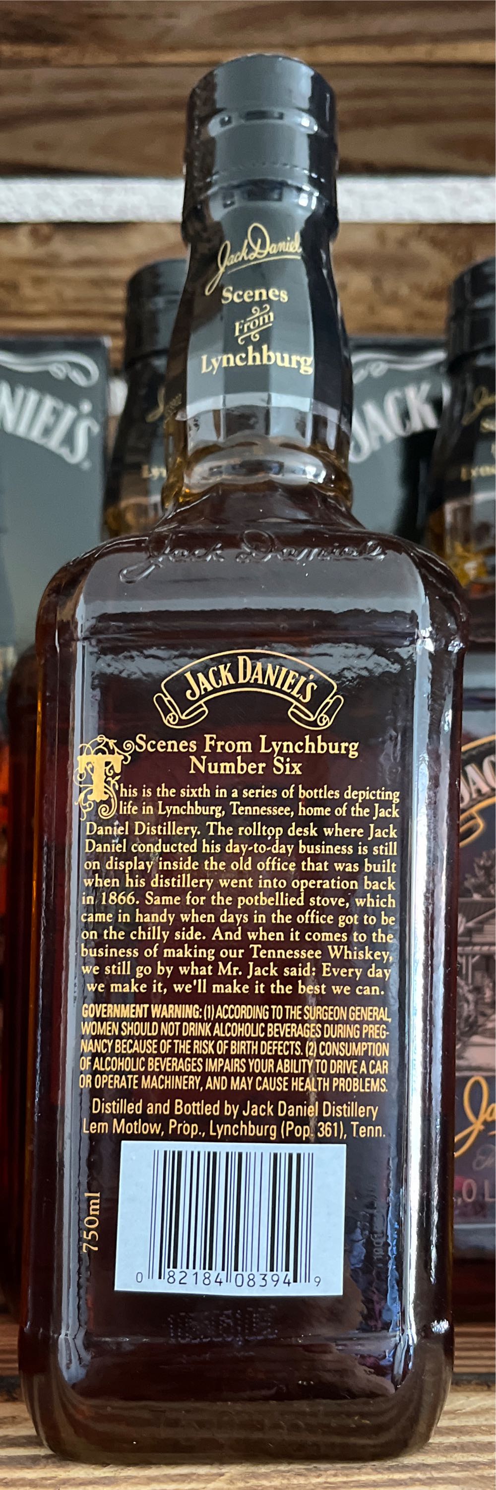  Scenes From Lynchburg #4 - Jack Daniel’s (750 mL) alcohol collectible [Barcode 082184083949] - Main Image 2