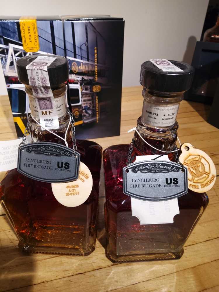 Single Barrel Select US Coll Fire Brigade 4-6-20 - Jack Daniel‘s Distillery (750 mL) alcohol collectible - Main Image 3