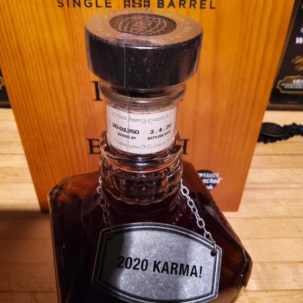 Single Barrel Select  2020 KARMA! 3-4-20 - Jack Daniel‘s Distillery (750 mL) alcohol collectible [Barcode 082184087008] - Main Image 3
