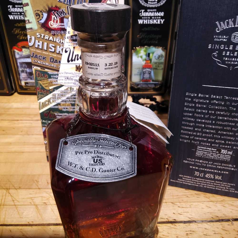 Single Barrel Select USColl. European Barrel #2 1-20-21 - Jack Daniel‘s Distillery (750 mL) alcohol collectible [Barcode 5099873088654] - Main Image 2