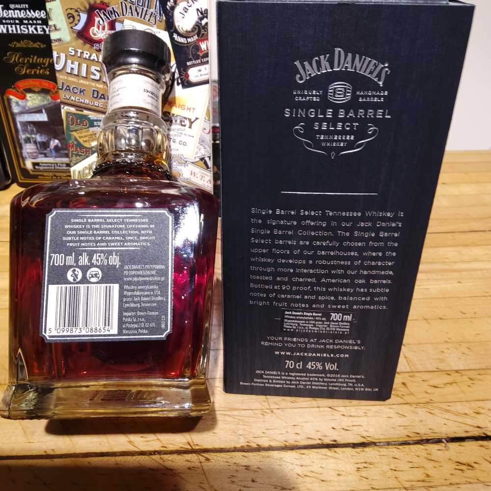 Single Barrel Select USColl. European Barrel #2 1-20-21 - Jack Daniel‘s Distillery (750 mL) alcohol collectible [Barcode 5099873088654] - Main Image 3