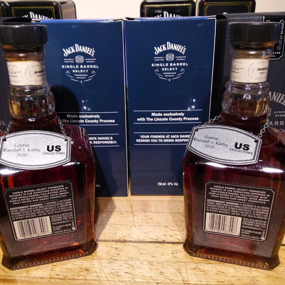 Us Collectors Goose,Randall,Kathy 1-13-20 - Jack Daniel Distillery (750 mL) alcohol collectible [Barcode 082184087008] - Main Image 4