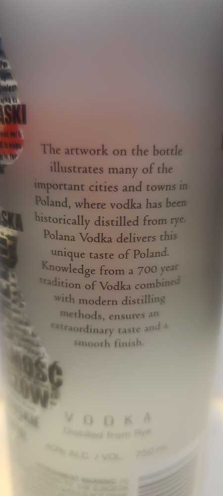 POLANA  alcohol collectible [Barcode 869608000153] - Main Image 2