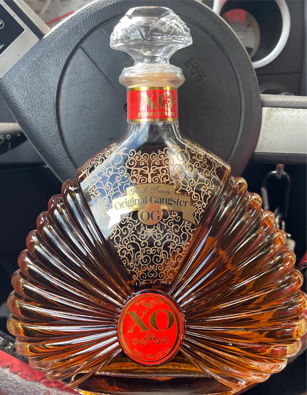 Original Gangster XO - Aiko Importers (750 mL) alcohol collectible [Barcode 3760175130267] - Main Image 2