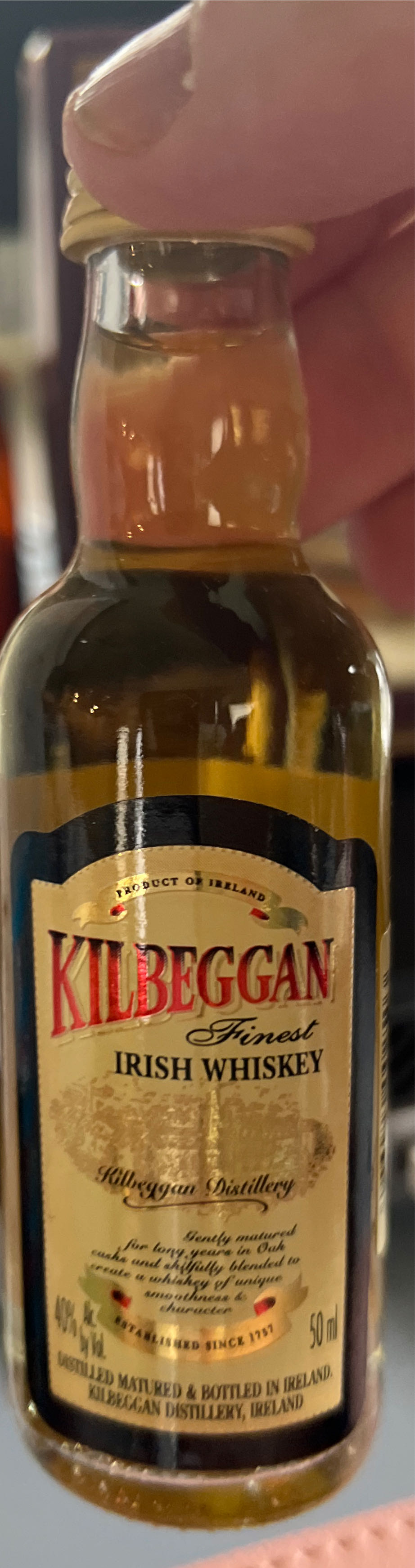 Kilbeggan - Cooley Distillery (1 L) alcohol collectible [Barcode 5099357003623] - Main Image 3