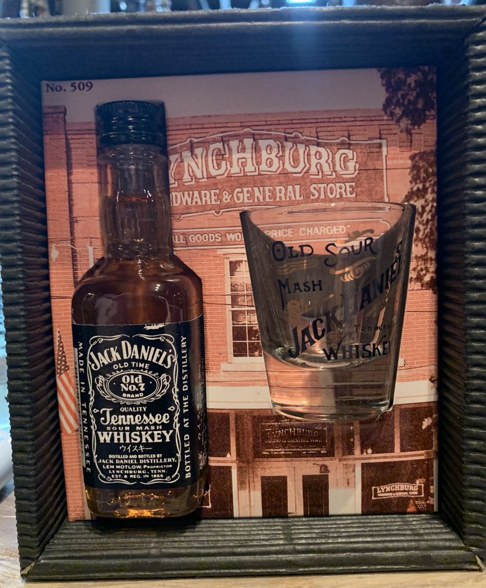 Mini Set With Shot Glass Jack Daniels - Jack Daniel Distillery (50 mL) alcohol collectible - Main Image 2