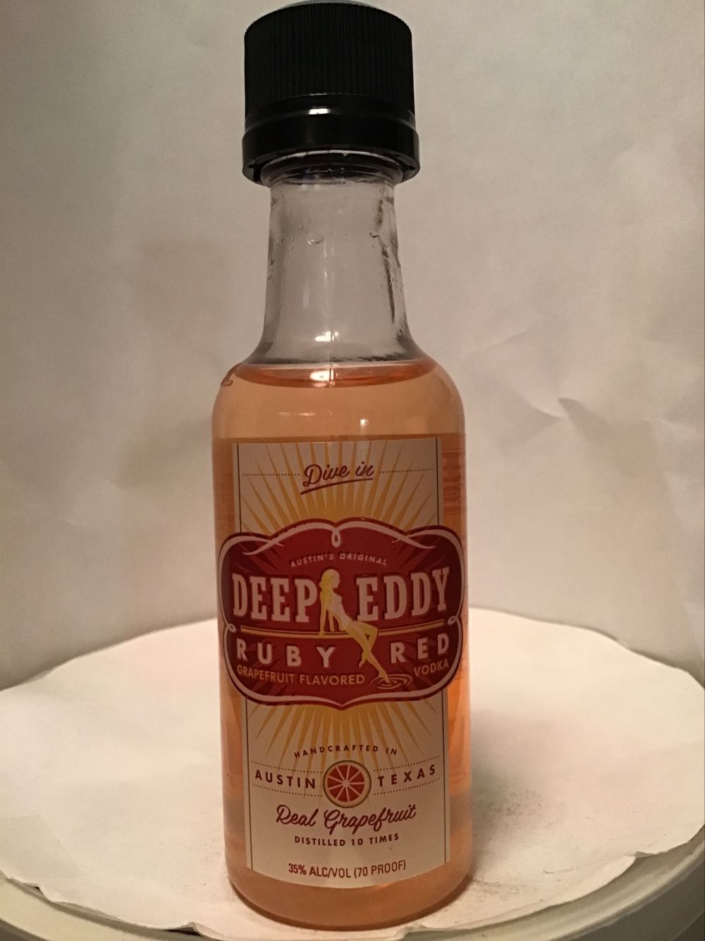 Deep Eddy Lemon - Deep Eddy Distilling Co. (50 mL) alcohol collectible [Barcode 856065002400] - Main Image 3