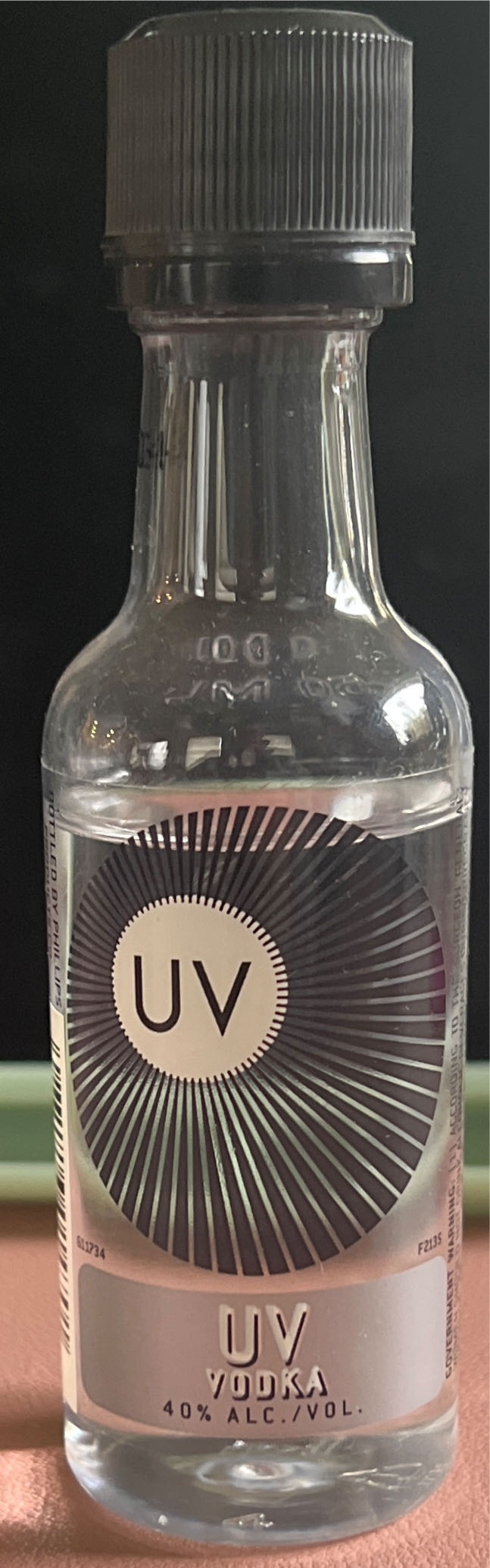 UV Silver  (50 mL) alcohol collectible [Barcode 087116014701] - Main Image 2