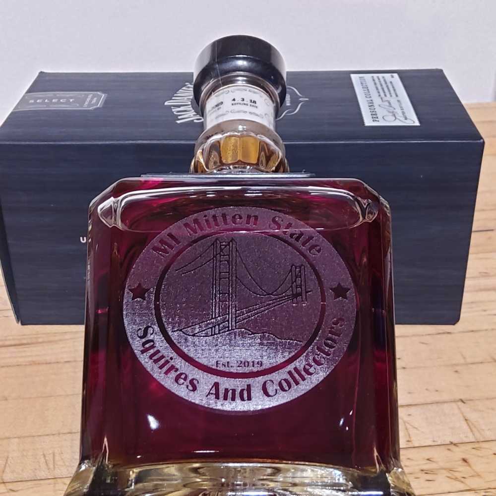 SIngle Barrel Select Kim Frist Bottle MI Squire 4-3-18  (750 mL) alcohol collectible - Main Image 2