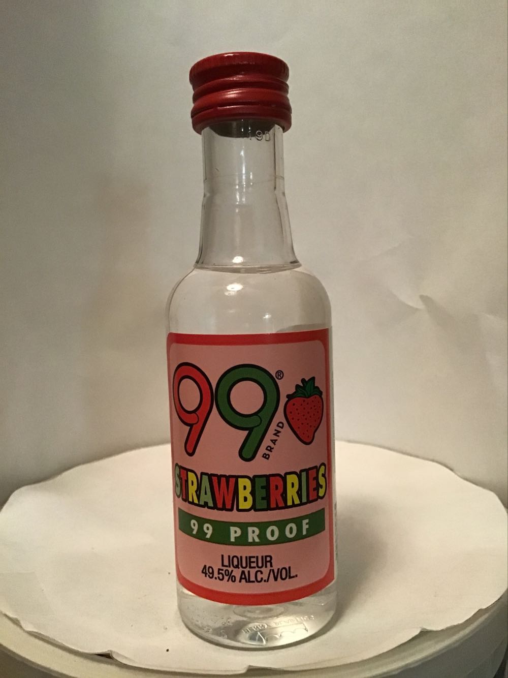 99 Mystery Flavor & 99 Strawberries - Polynesian Products Co. (50 mL) alcohol collectible [Barcode 088004045432] - Main Image 2
