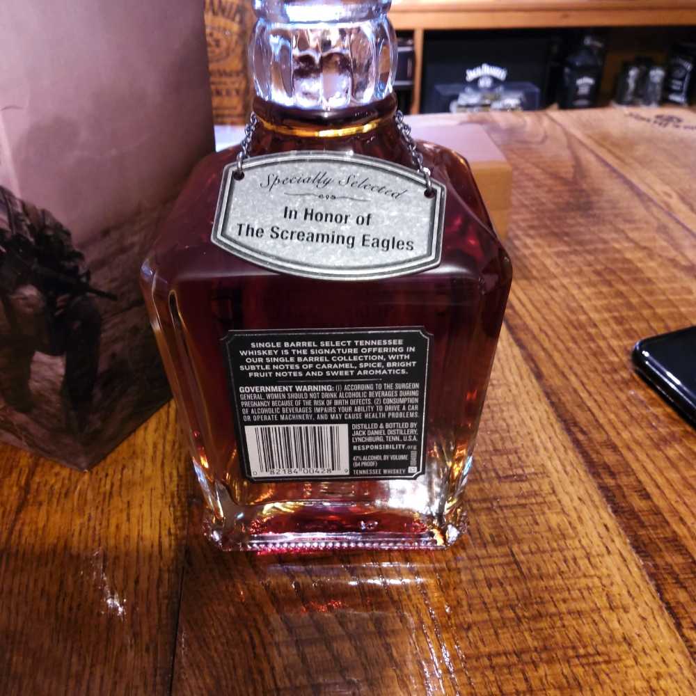 Screaming Eagles Single Barrel Select 3-3-21 - Jack Daniel‘s Distillery (750 mL) alcohol collectible - Main Image 3