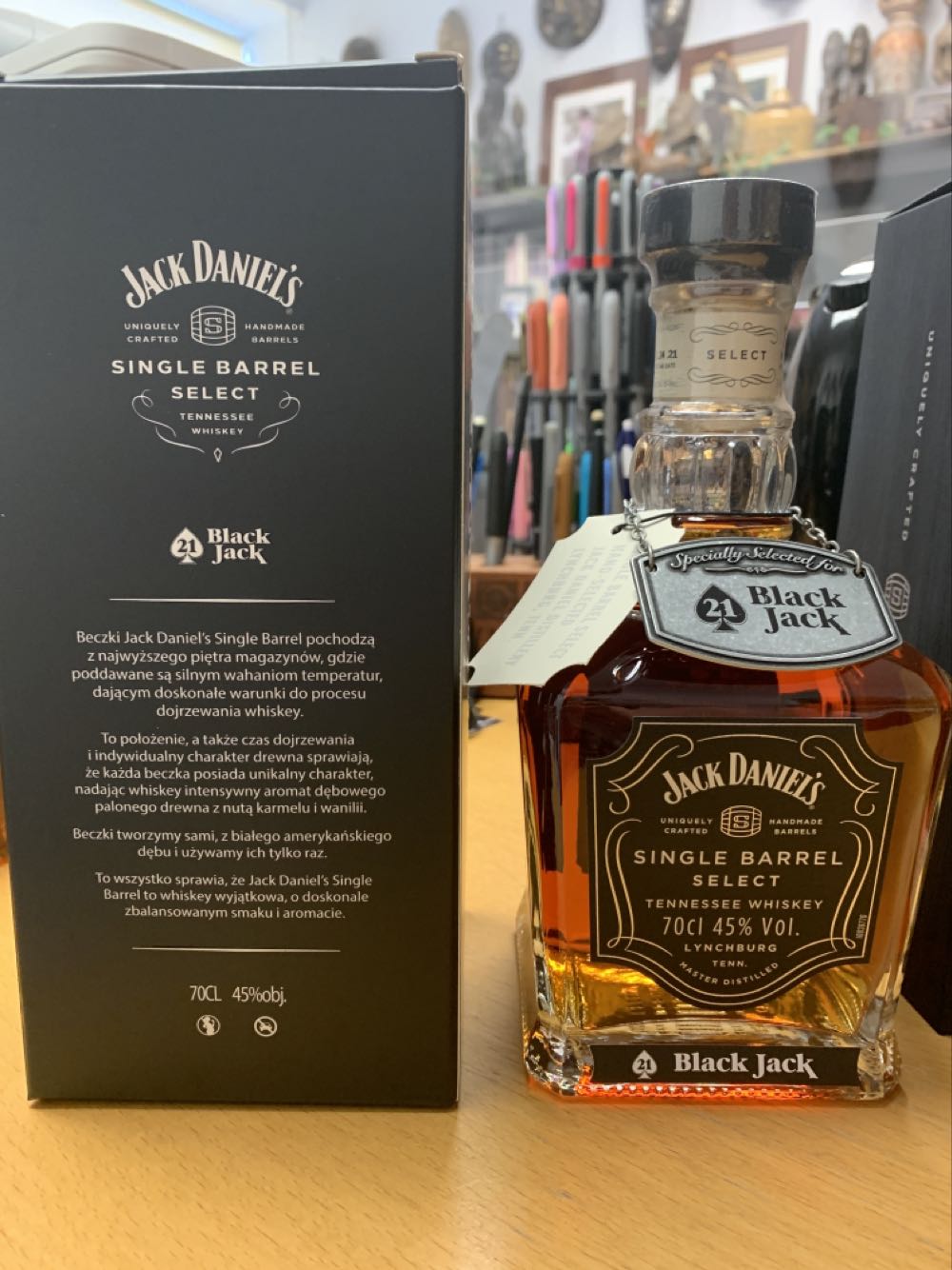Black Jack- Poland - Jack Daniel Distillery (750 mL) alcohol collectible [Barcode 5099873088654] - Main Image 2