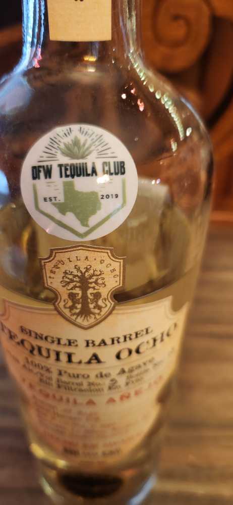 Tequila Ocho Anejo Single Barrel Cerro Grande - NOM 1474 (750 mL) alcohol collectible [Barcode 898627001193] - Main Image 3