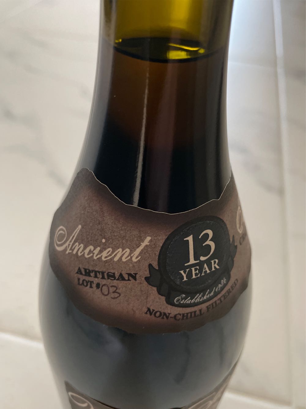 Very Olde St. Ancient 13yr - Olde St. Nick Distillery (750 mL) alcohol collectible [Barcode 852543006427] - Main Image 3