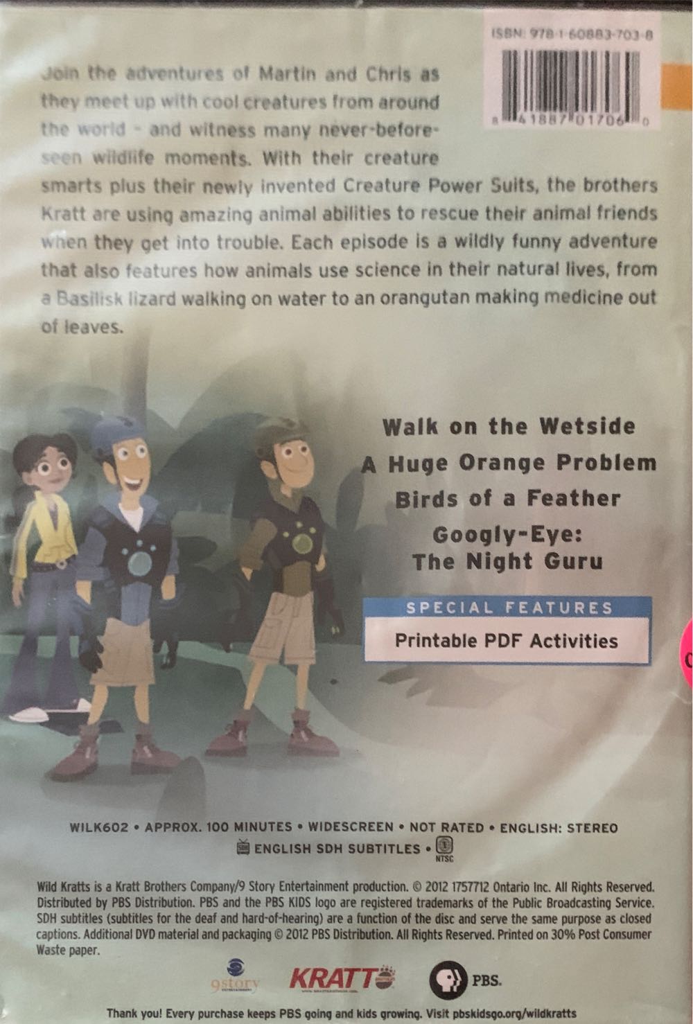 Wild Kratts: Jungle Animals  alcohol collectible [Barcode 841887017060] - Main Image 2