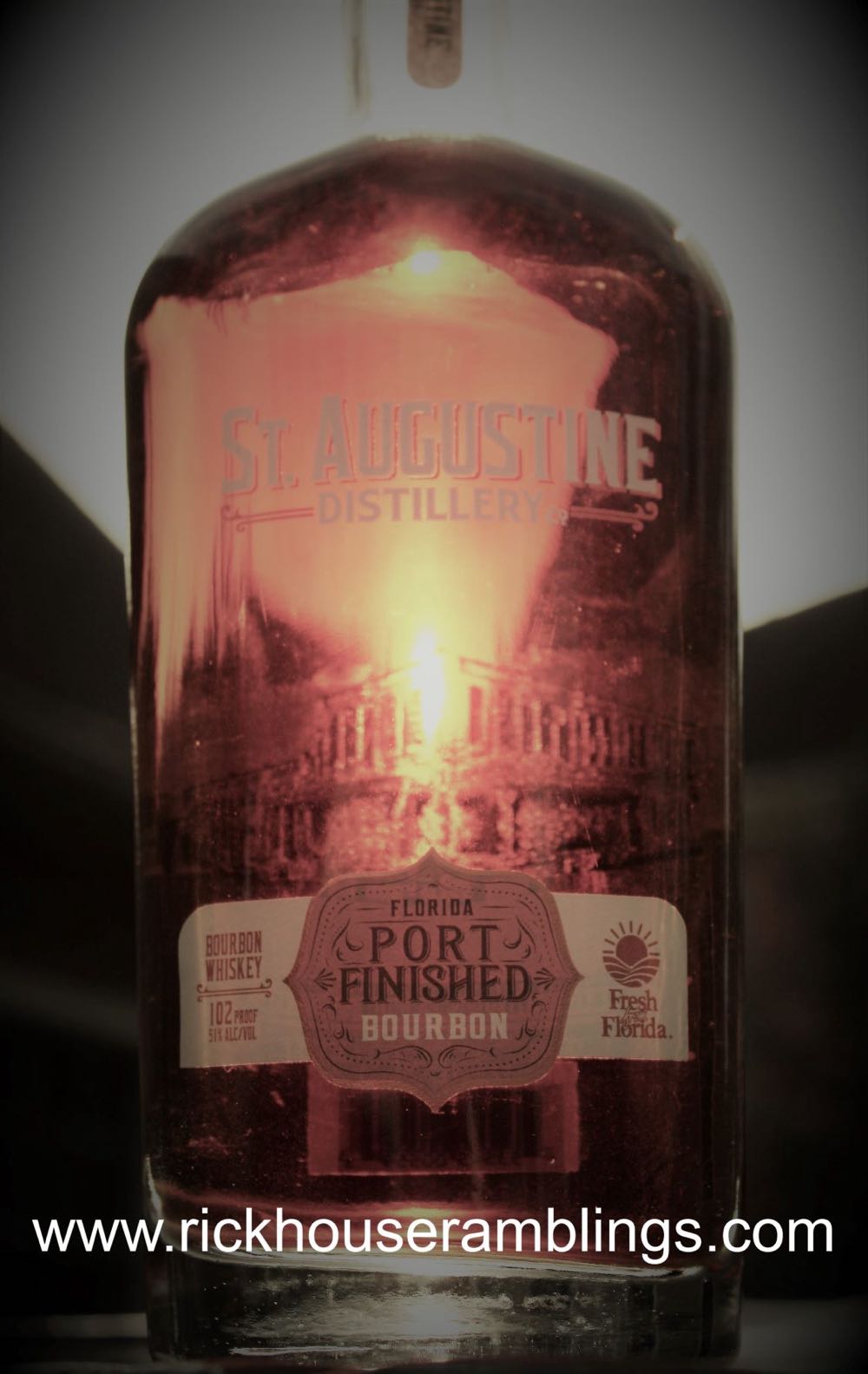 St Augustine Port Finished Bourbon OG - St Augustine (750 mL) alcohol collectible [Barcode 853545005593] - Main Image 3
