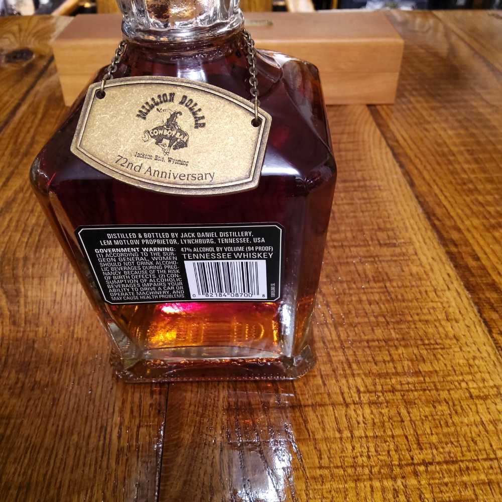 Single Barrel Select Million Dollar Cowboy Bar 5-8-09 - Jack Daniels’ Distillery (750 mL) alcohol collectible - Main Image 4