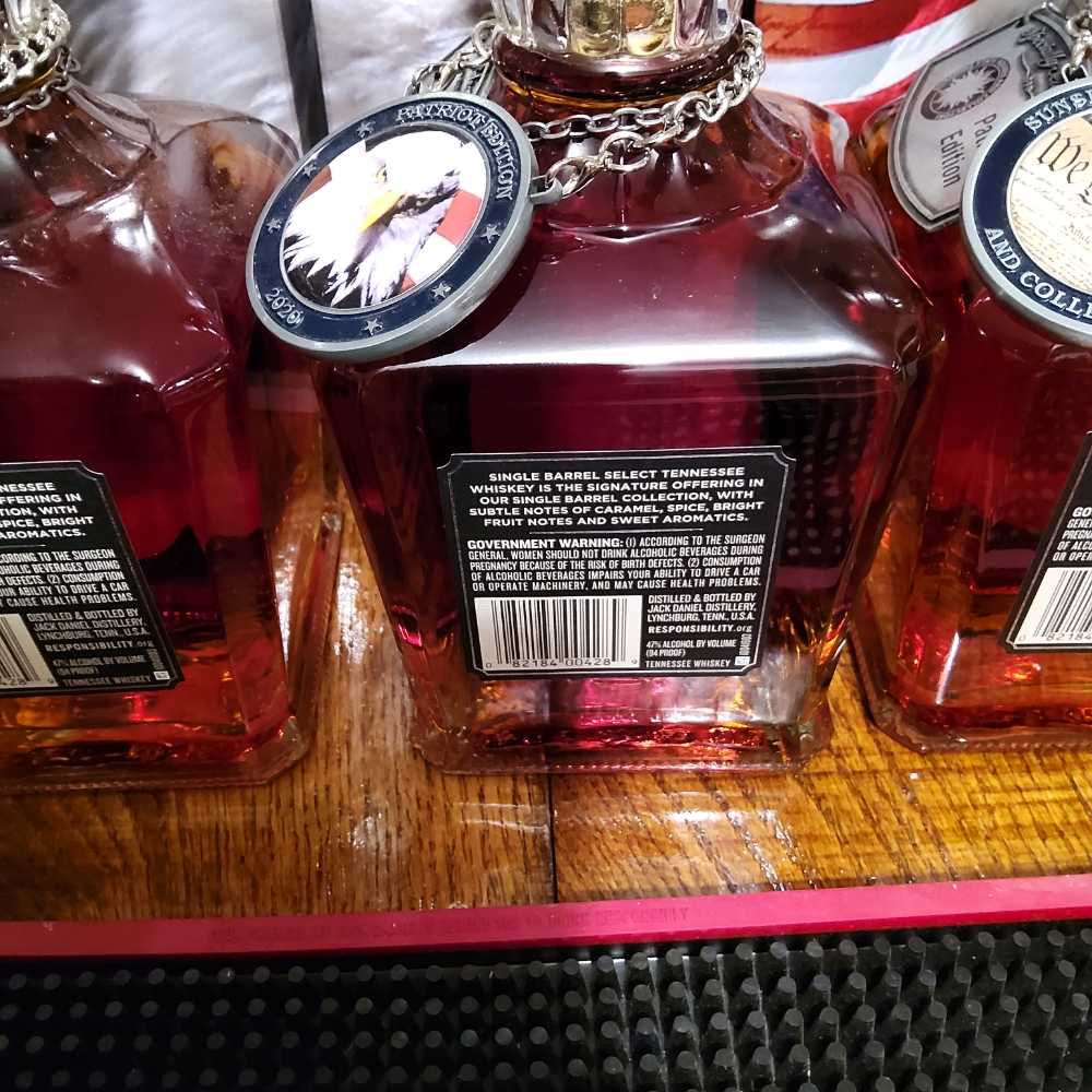 Sun Shine State Squire Ass. Patriot Edition 1-25-21 - Jack Daniels’ Distillery (750 mL) alcohol collectible - Main Image 3