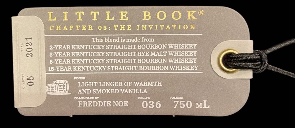 Little Book Chapter 5 “The Invitation” - James B. Beam Distilling Co. (750 mL) alcohol collectible [Barcode 080686011323] - Main Image 3