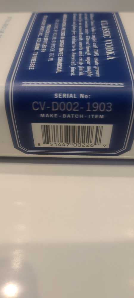 Stillhouse Classic Vodka - Stillhouse Spirits Co. (750mL) alcohol collectible [Barcode 851447002269] - Main Image 3
