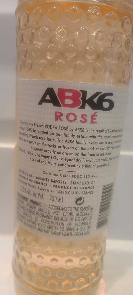 ABK6 Rose - Domaines Francis Abecassis (750 mL) alcohol collectible [Barcode 879228900092] - Main Image 2