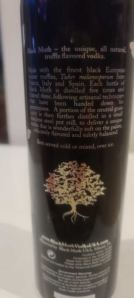 BLACK MOTH - Timbermill Distillery, London (750 mL) alcohol collectible [Barcode 1857110003785] - Main Image 2