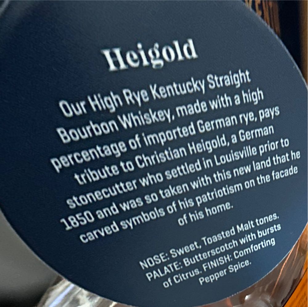 Rabbit Hole Heigold - Rabbit Hole Distilling (750 mL) alcohol collectible [Barcode 856581006043] - Main Image 4