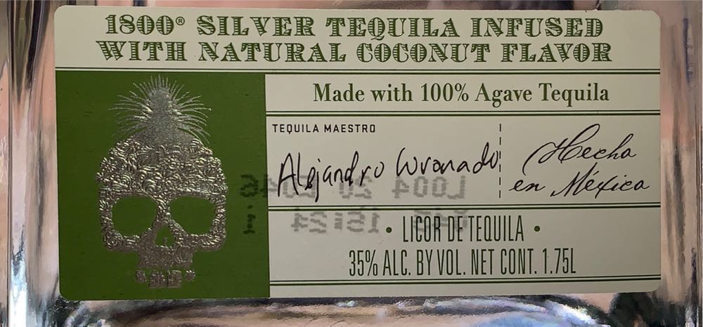Tequila / Flavored / Coconut 1.75l Wine & Spirits - Proximo Spirits (1.75 L) alcohol collectible [Barcode 811538010405] - Main Image 2