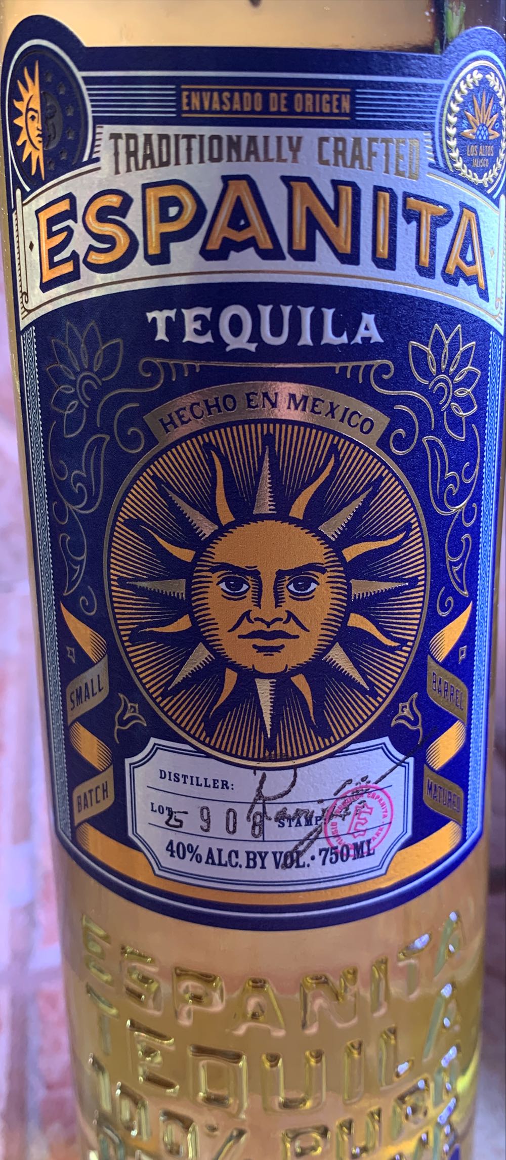 Tequila / Reposado - Espanita - Double Eagle Imports LTD (750 mL) alcohol collectible [Barcode 861954000139] - Main Image 2