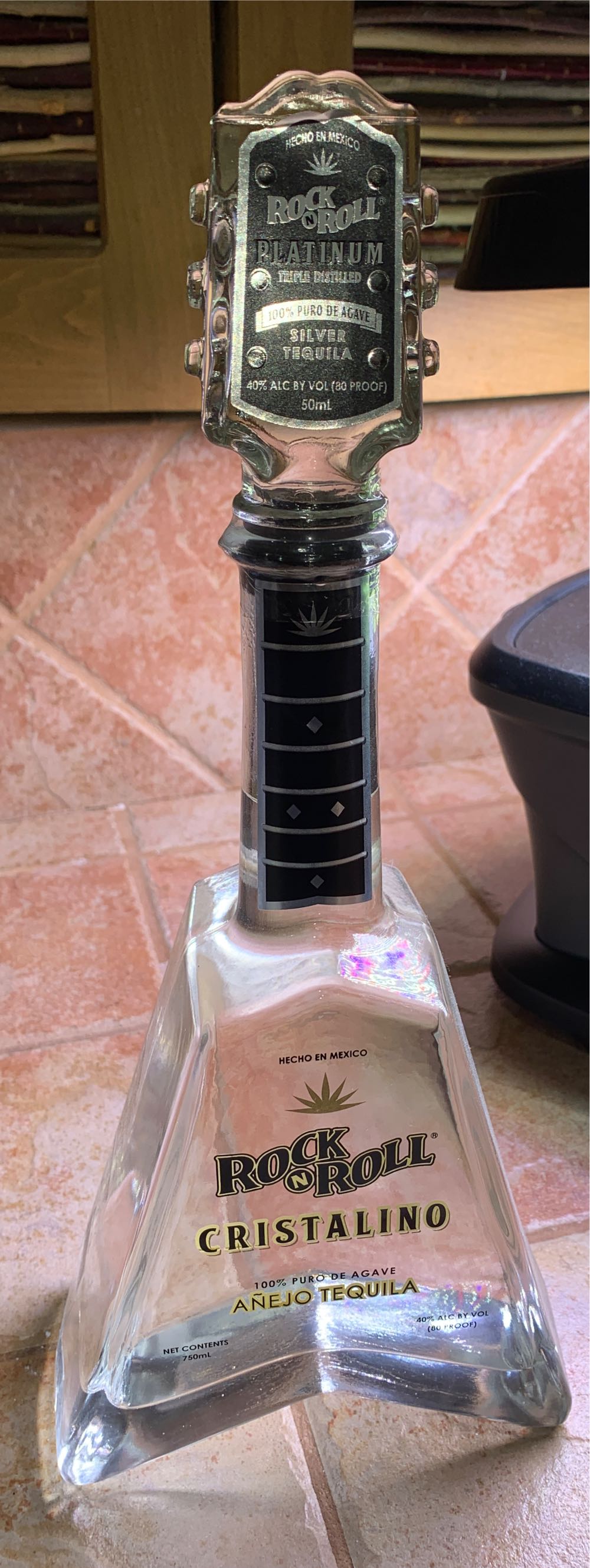 Tequila AÑEJO / Rock N Roll - Rock ‘n Roll Imports (750 mL) alcohol collectible [Barcode 859682006011] - Main Image 2