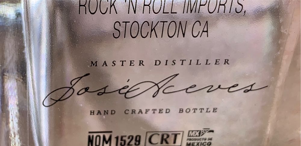 Tequila AÑEJO / Rock N Roll - Rock ‘n Roll Imports (750 mL) alcohol collectible [Barcode 859682006011] - Main Image 3