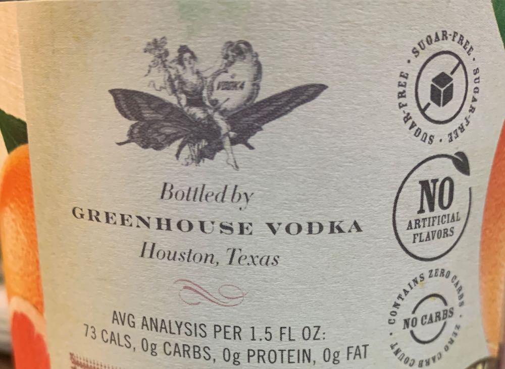 Green House Grapefruit Rose - Greenhouse Distillery (750 mL) alcohol collectible [Barcode 674806041378] - Main Image 2
