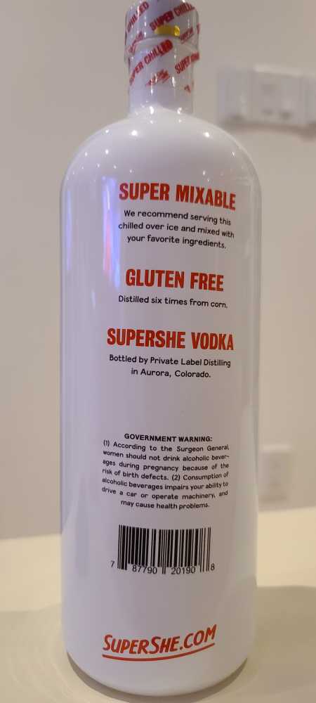 Supershe - Private Label (1 L) alcohol collectible [Barcode 787790201908] - Main Image 2