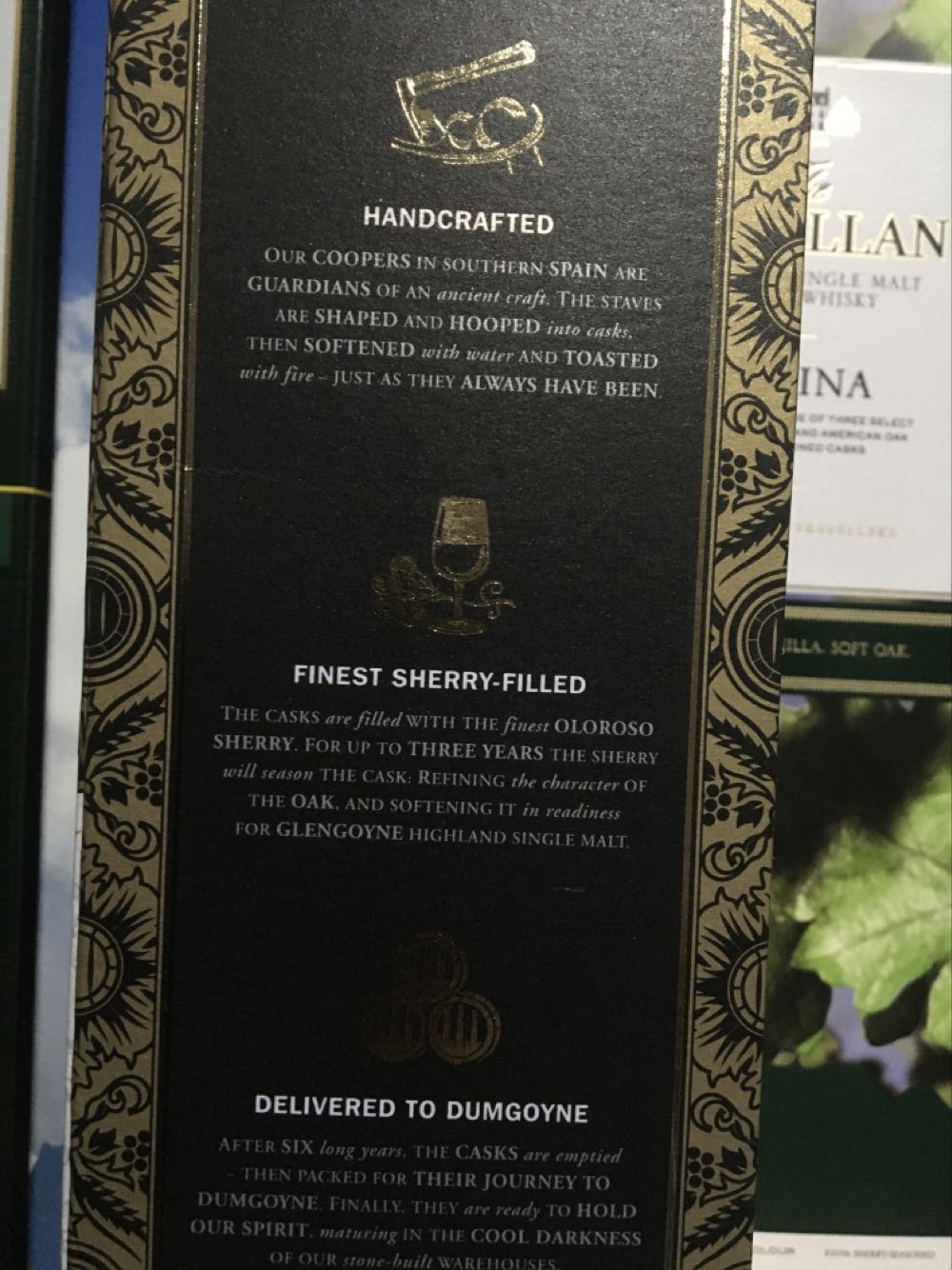 Glengoyne Cuartillo American Oak Oloroso Sherry Casks  alcohol collectible [Barcode 5010852037975] - Main Image 3