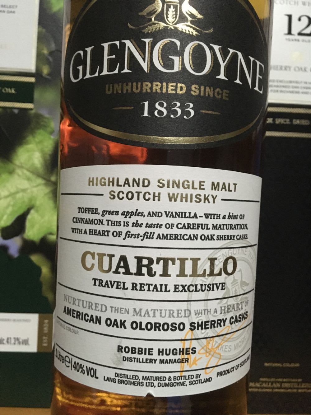 Glengoyne Cuartillo American Oak Oloroso Sherry Casks  alcohol collectible [Barcode 5010852037975] - Main Image 4