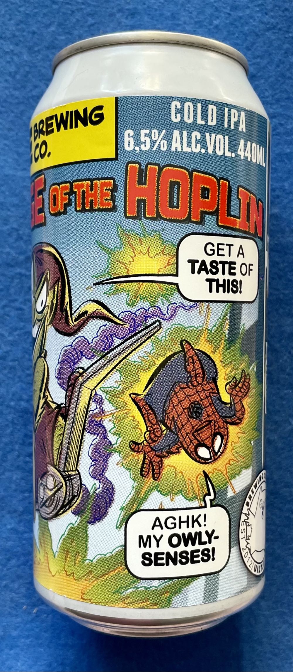 Revenge Of The Hoplin - Uiltje Brewing Company (440 mL) alcohol collectible [Barcode 8720254563602] - Main Image 3