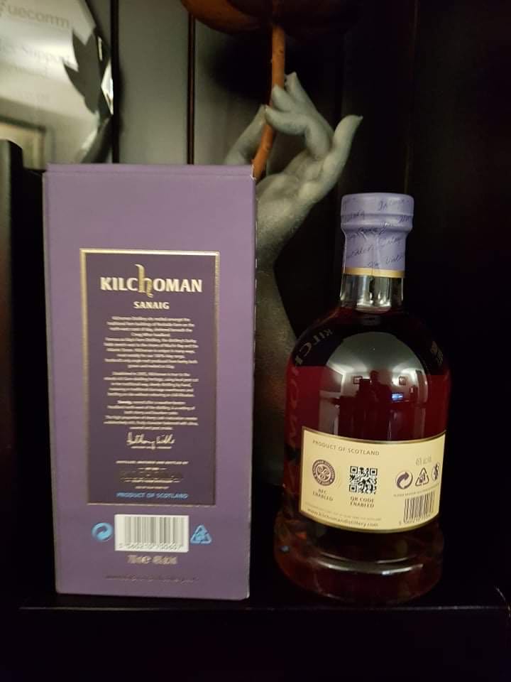 Kilchoman  Sanaig - Kilchoman Distillery (700 mL) alcohol collectible [Barcode 5060210700607] - Main Image 3