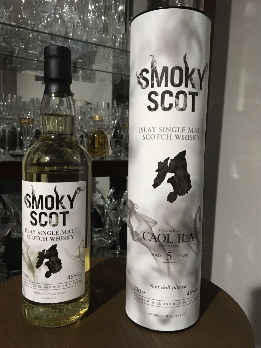 Smoky Scot Single Malt Whisky - Caol Ila Distillery alcohol collectible [Barcode 5060353301662] - Main Image 2