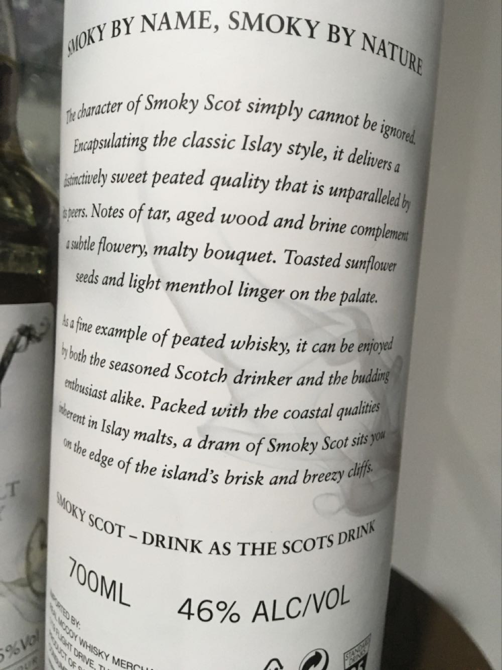 Smoky Scot Single Malt Whisky - Caol Ila Distillery alcohol collectible [Barcode 5060353301662] - Main Image 4