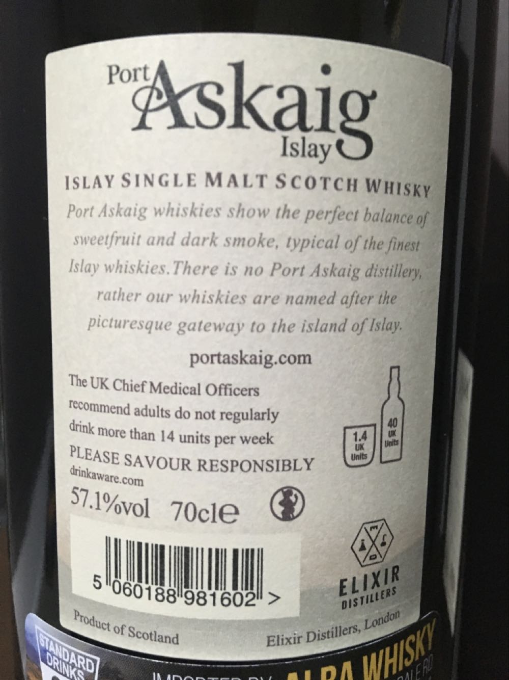 Port Askaig 100% Proof - Islay (3 L) alcohol collectible [Barcode 5060188981602] - Main Image 4