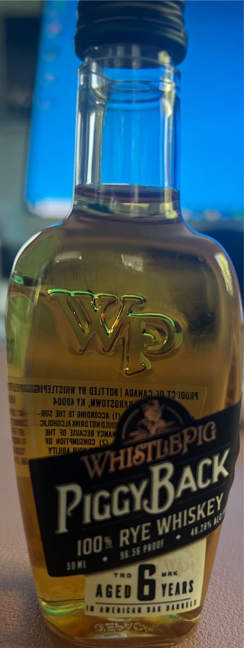 Whistlepig Piggyback 6 - Whistle Pig (50 mL) alcohol collectible [Barcode 850001901802] - Main Image 2