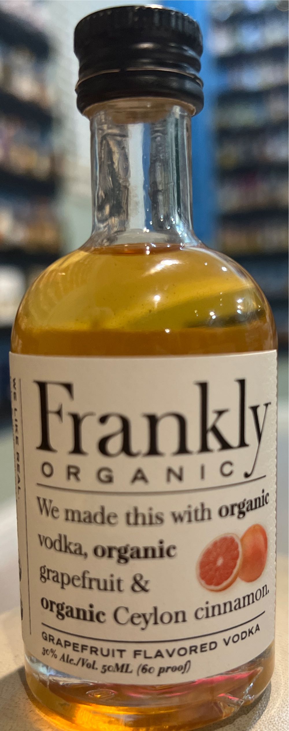 Frankly Organic Grapefruit & Ceylon Cinnamon - Be in Good Spirits LLC (750 mL) alcohol collectible [Barcode 854439008102] - Main Image 3